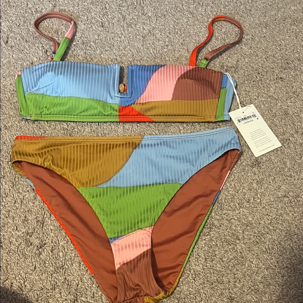 Vitamin A multicolor Bikini Set